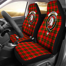 Load image into Gallery viewer, Dunbar Tartan Car Seat Cover - Clan Badge 