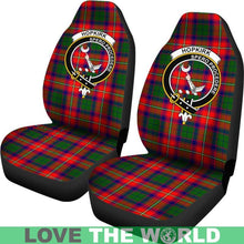 Load image into Gallery viewer, Hopkirk Clan Badges Tartan Car Seat Cover Ha5
